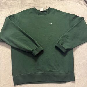 Dark Green Nike Crewneck